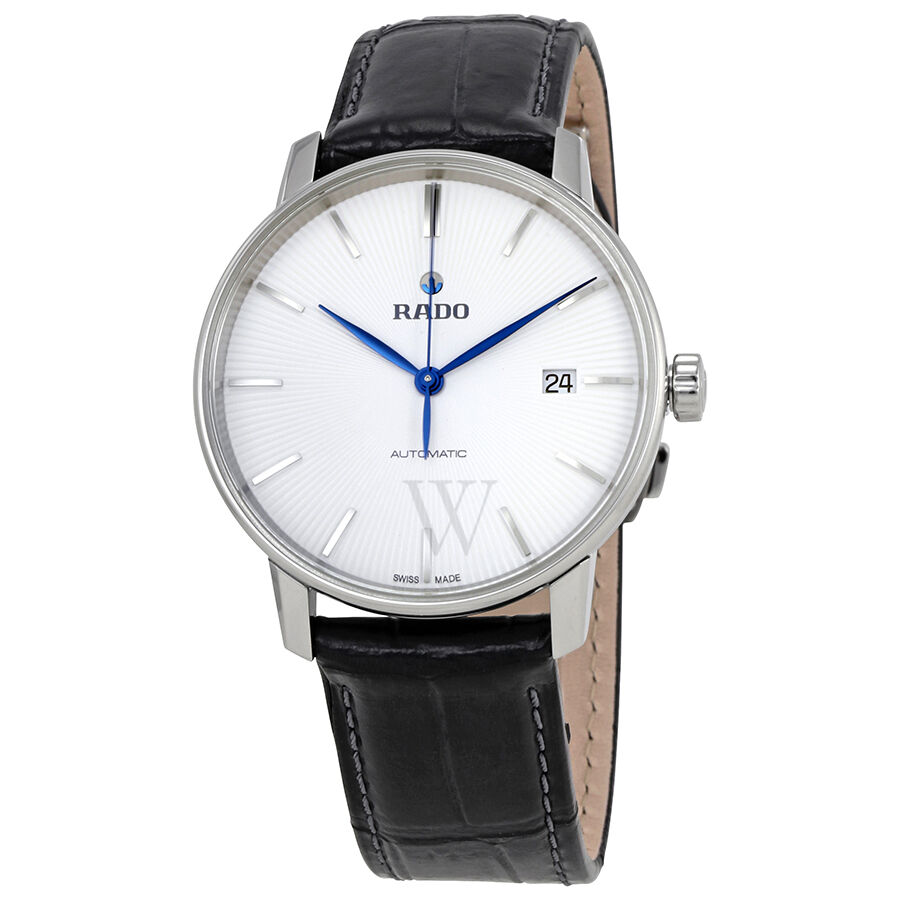 Men's Coupole Classic Leather Silver Dial Watch