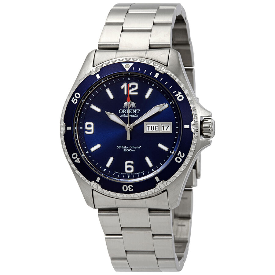 Men's Diver Mako II Stainless Steel Blue Dial Watch
