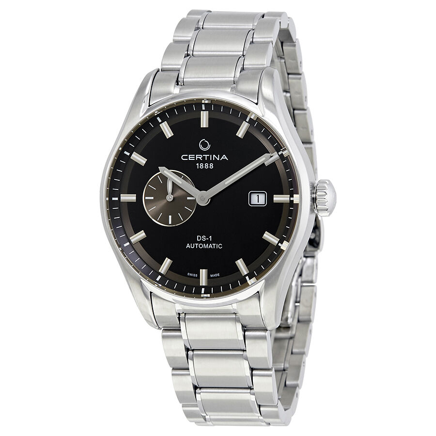 Men's DS-1 Stainless Steel Black Dial Watch