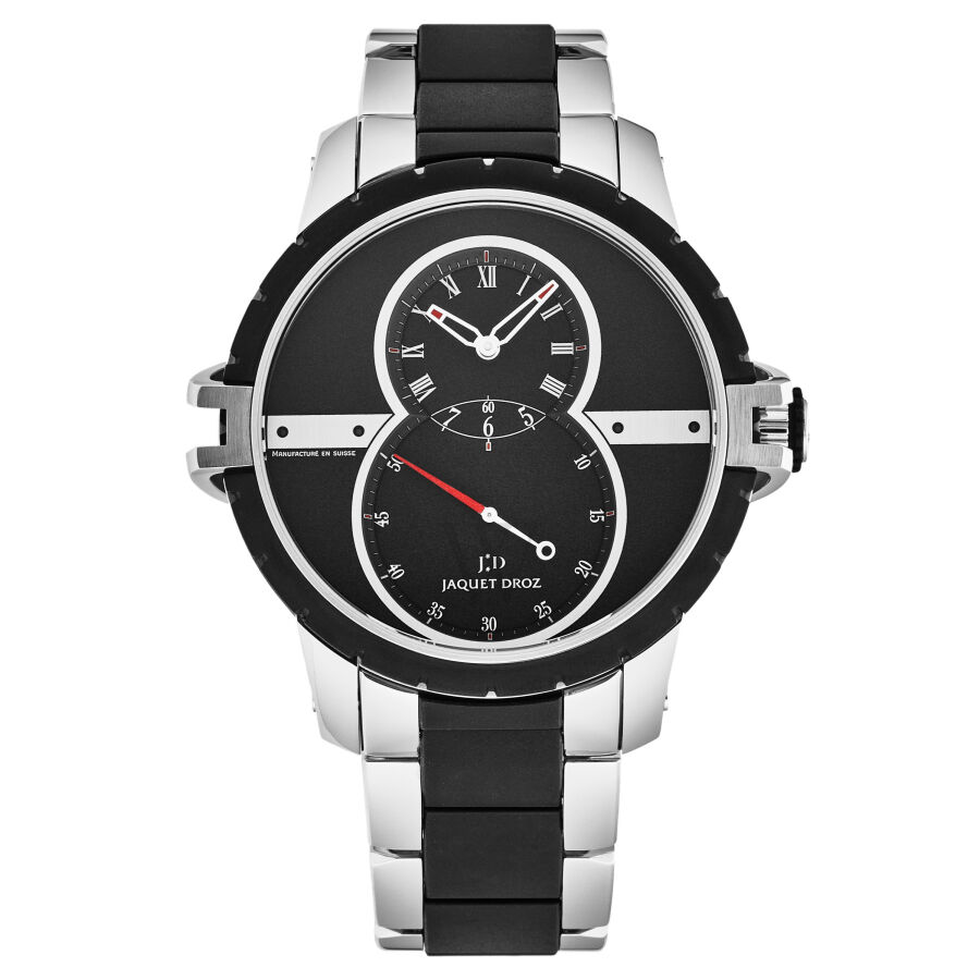 Men's Grande Seconde SW Stainless Steel Black Dial Watch