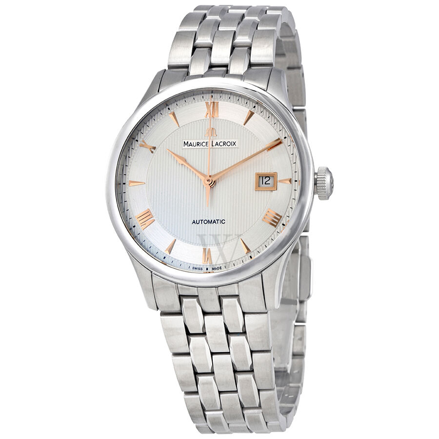 Men's Masterpiece Stainless Steel Silver Dial Watch