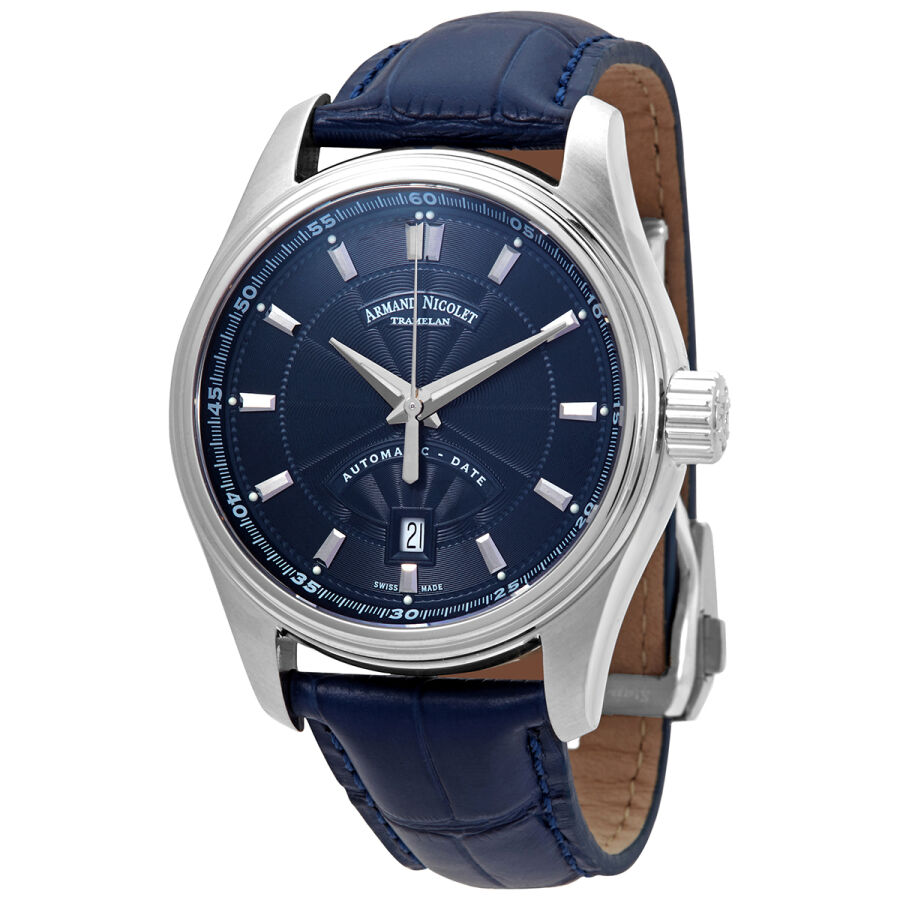 Men's MH2 (Calfskin) Leather Blue Dial Watch
