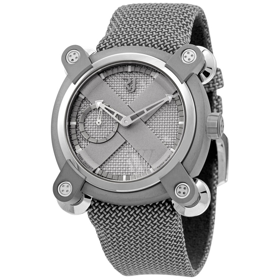 Men's Moon Invader Fabric Silver Dial Watch