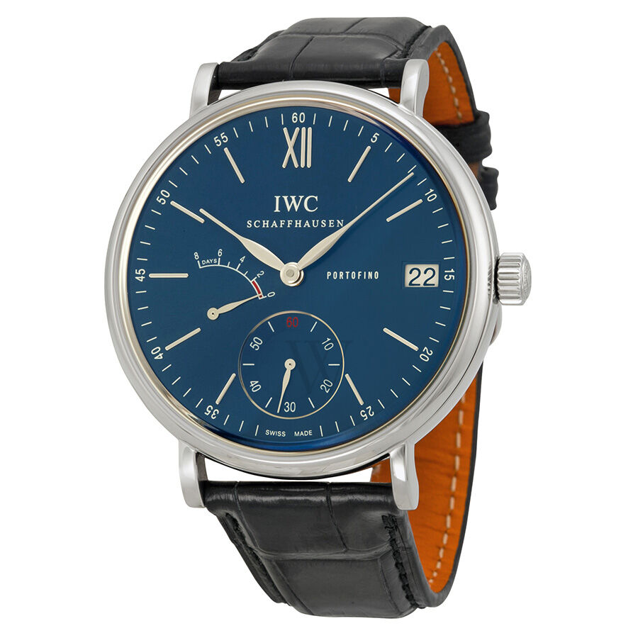 Men's Portofino (Alligator) Leather Blue Dial Watch