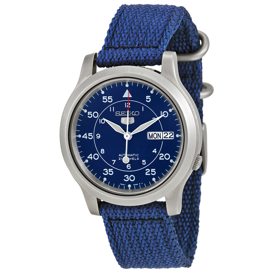 Men's  5 Canvas Blue Dial Watch