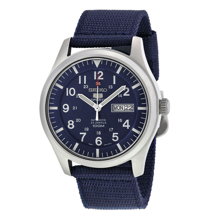 Men's  5 Canvas Navy Blue Dial Watch