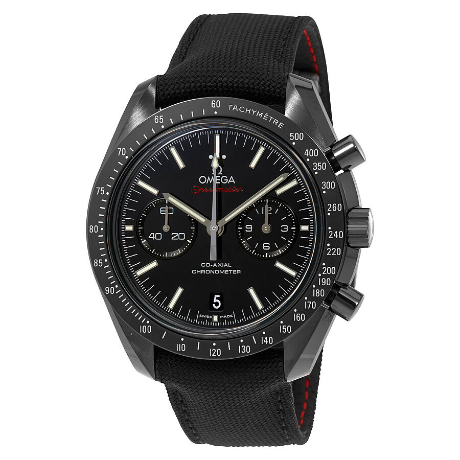 Men's Speedmaster Chronograph Nylon Black Dial Watch