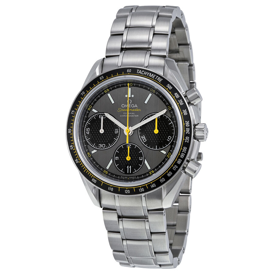 Men's Speedmaster Chronograph Stainless Steel Grey Dial Watch
