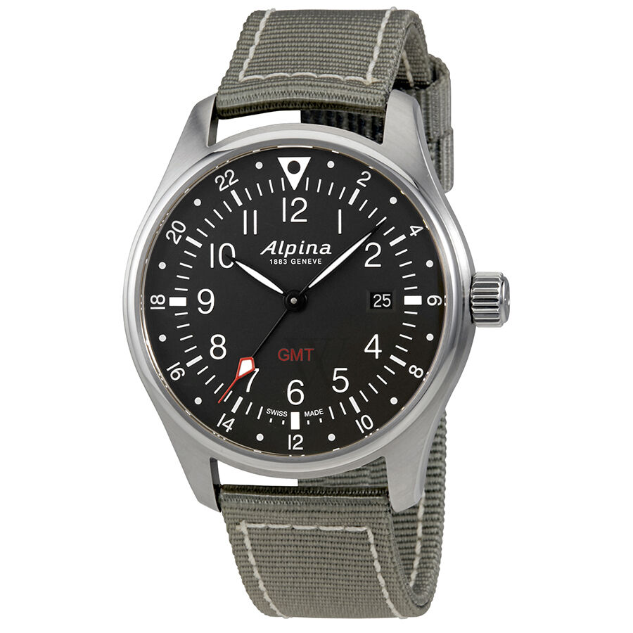 Men's Startimer Pilot Canvas Black Dial Watch