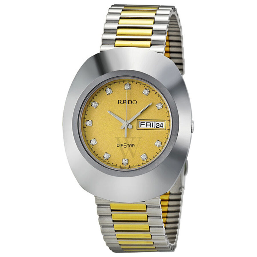 Men's The Original Stainless Steel Gold Dial Watch