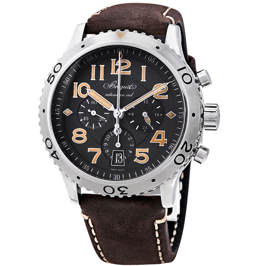 Men's Type XXI Chronograph (Calfskin)i Leather Slate Grey Dial Watch