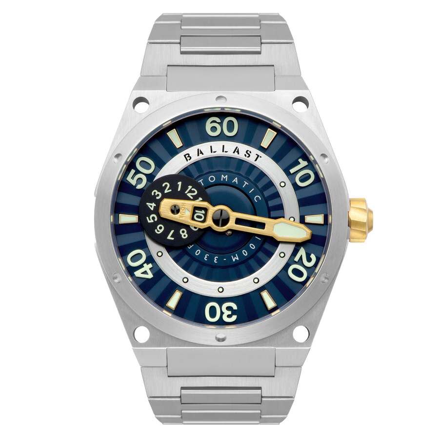 Men's Valiant Stainless Steel Blue Dial Watch