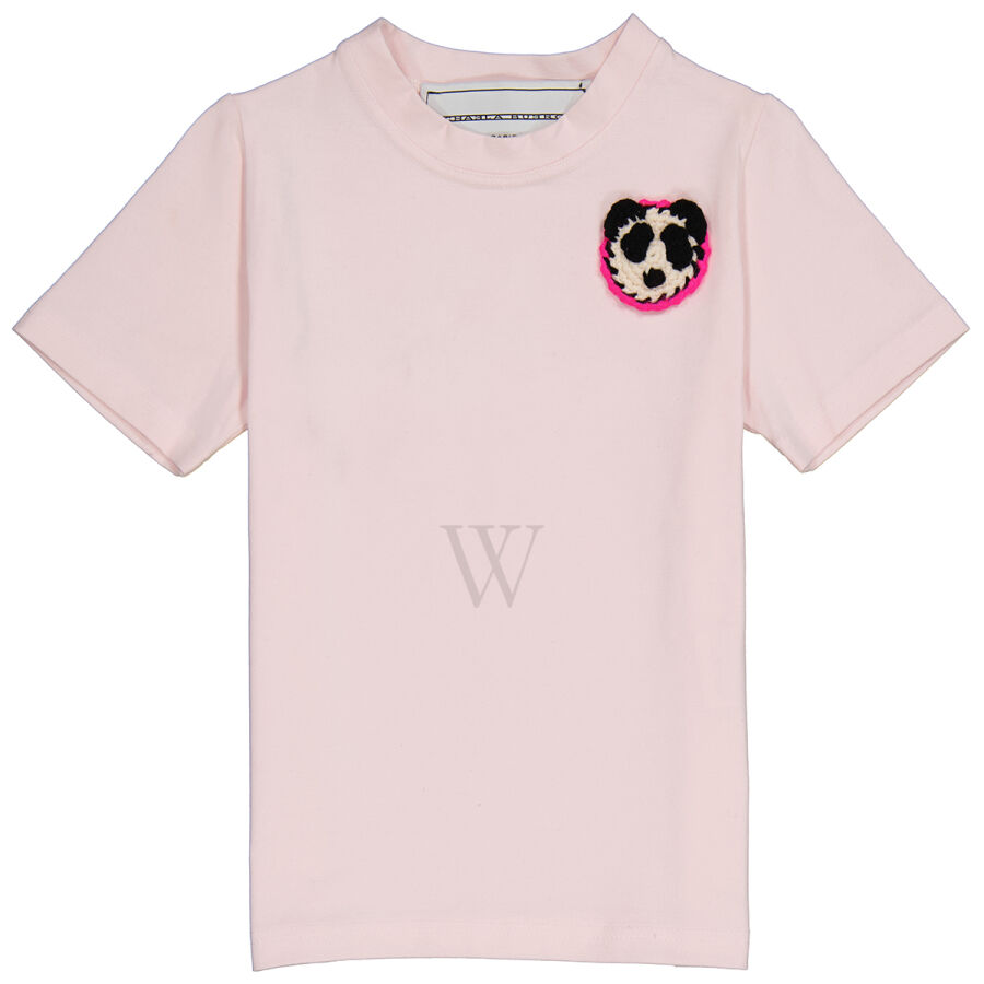 Girls Light Pink Shortsleeve T-Shirt, Size 7/8Y