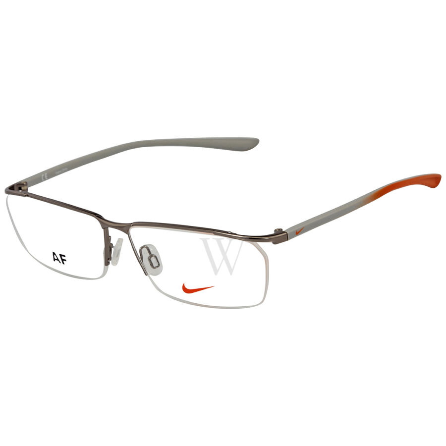 56 mm Gunmetal Eyeglass Frames