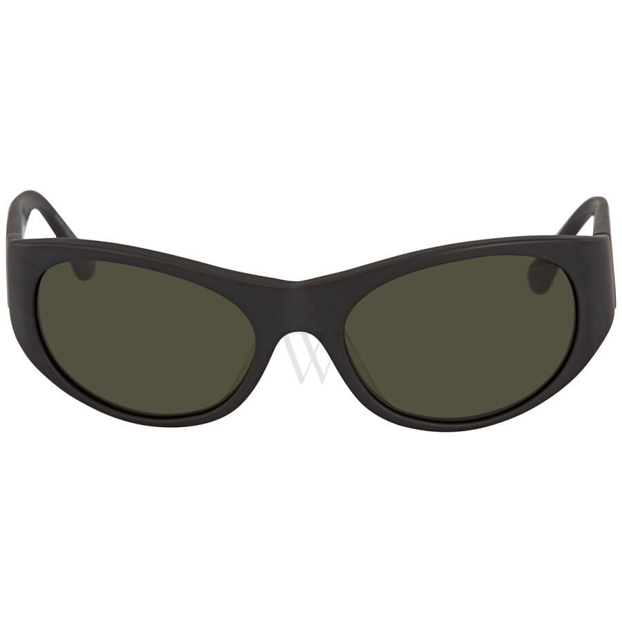 Exton 55 mm Semmi Matte Black Sunglasses