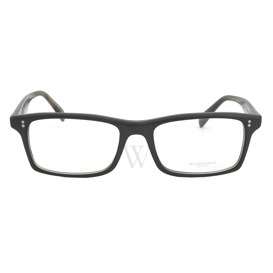 Myerson 54 mm Semi Matte Black/Olive Tortoise Eyeglass Frames