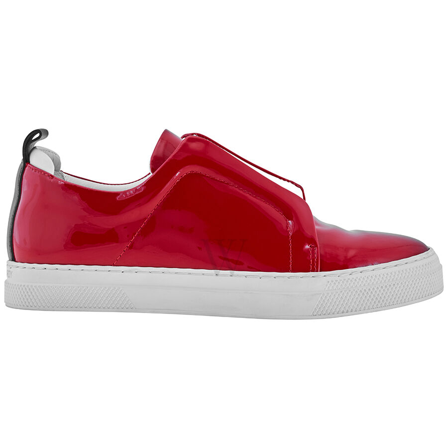 Ladies Red, Black Slider Sneakers, Brand Size 36 (US Size 6)