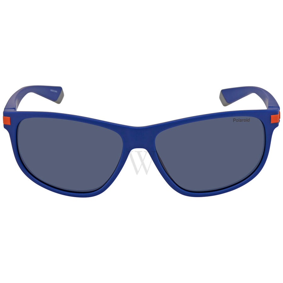 58 mm Blue Orange Sunglasses
