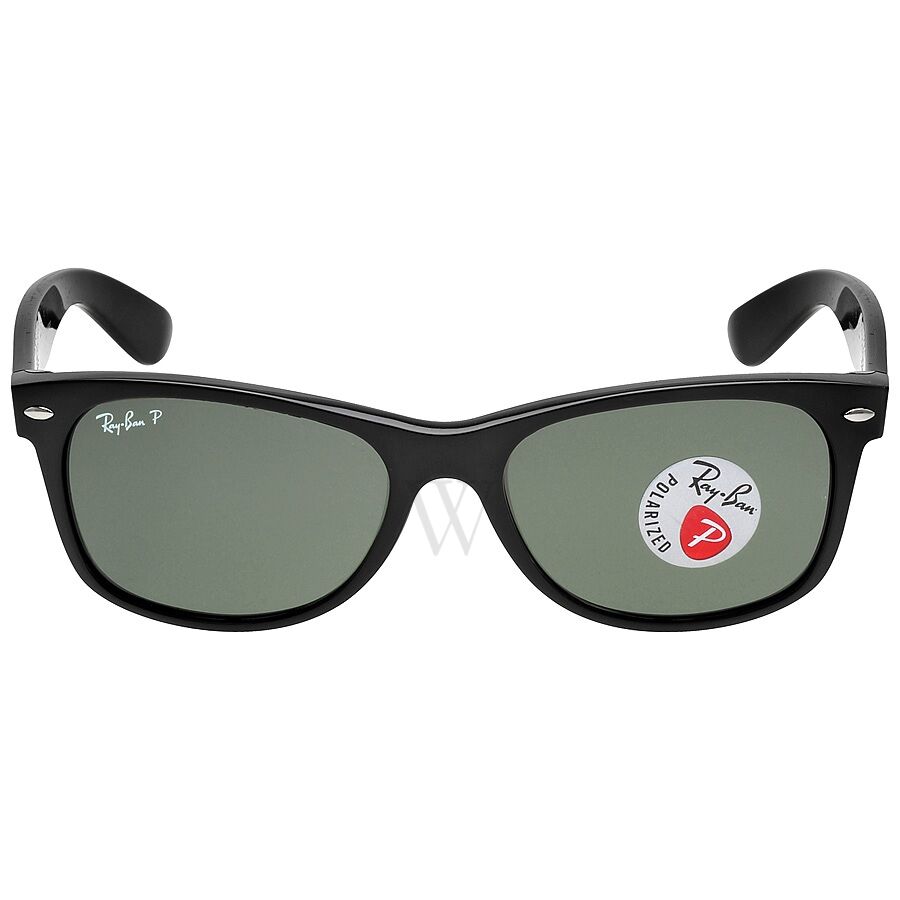 New Wayfarer Classic 55 mm Black Sunglasses