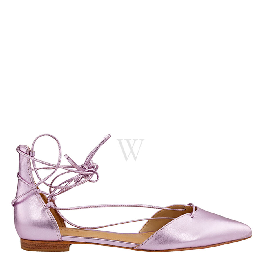 Neida Lace-Up D'Orsay in Pink