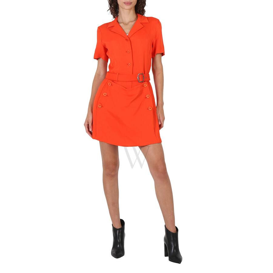 Thandie Compact Stretch Belted Mini Dress, Brand Size 4