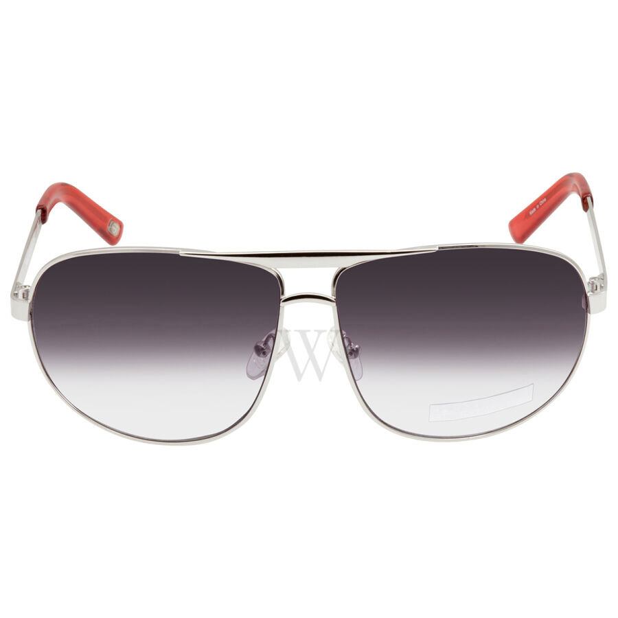 65 mm Shiny Light Nickel Sunglasses