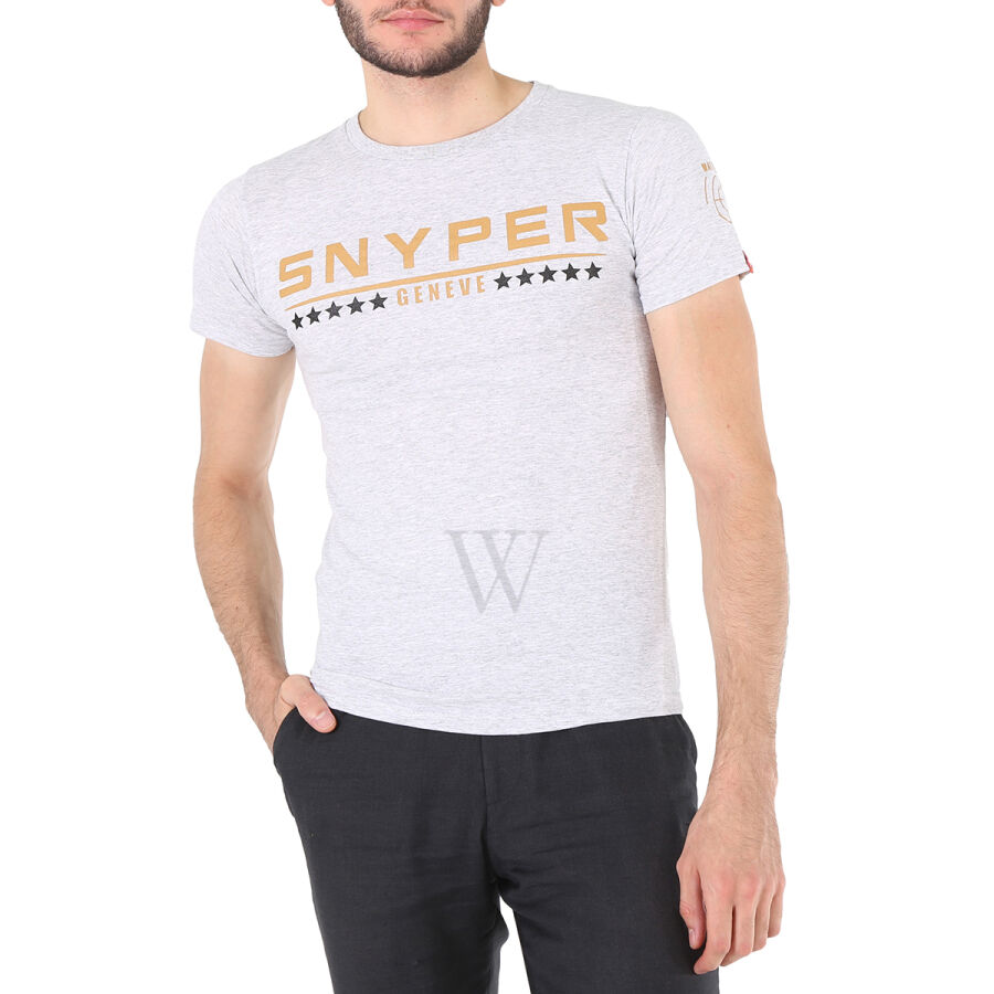 Men's Grey/ Gold T-Shirt