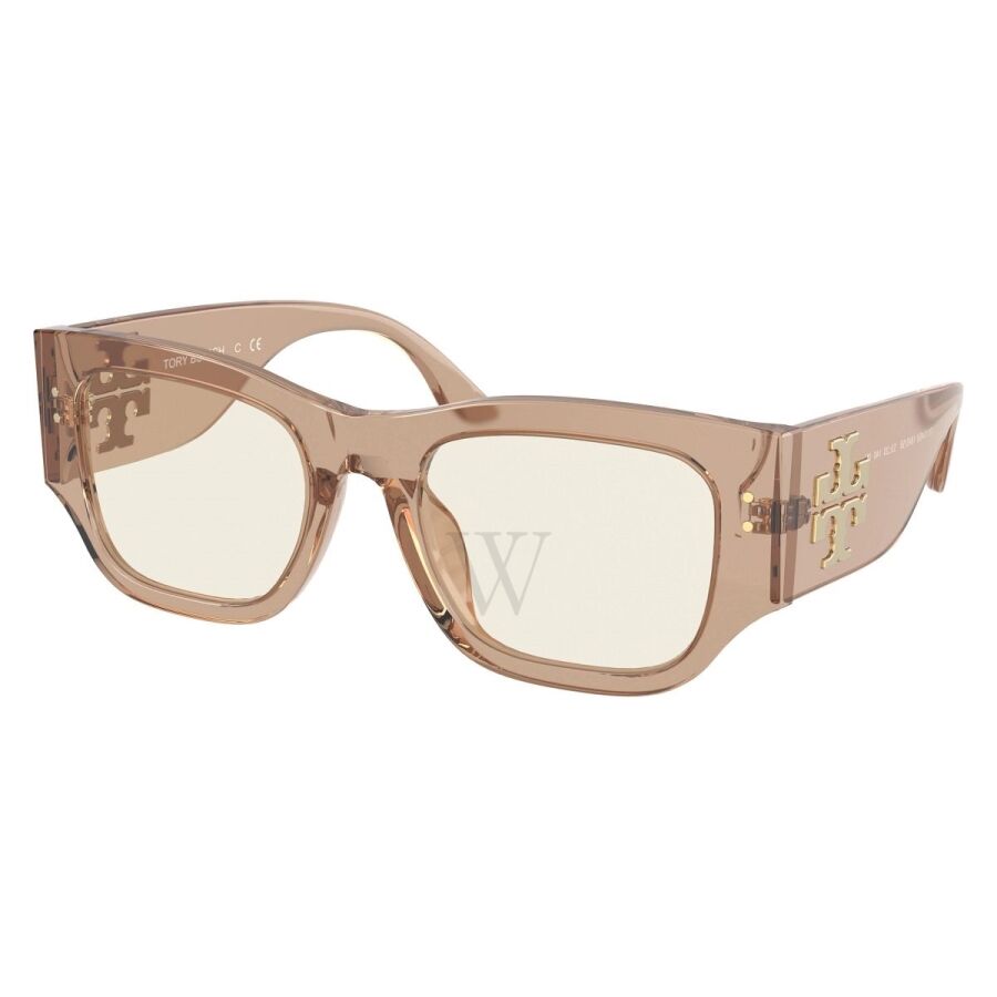 52 mm Camel Transparent Eyeglass Frames