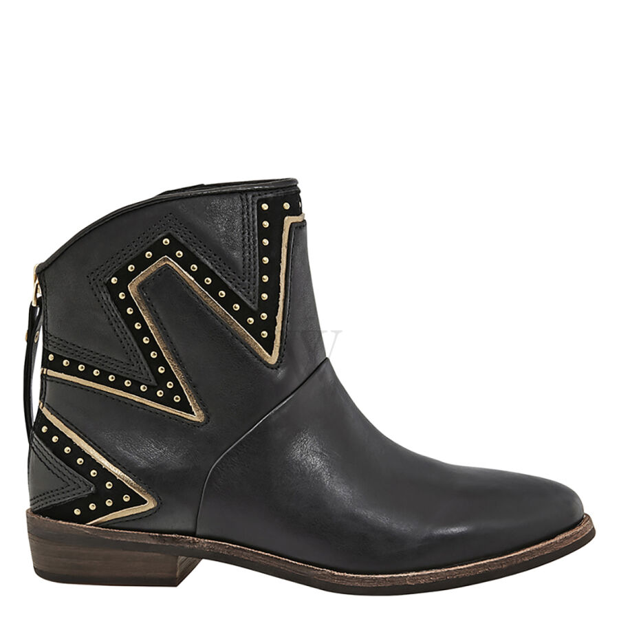Lars Studded Leather Bootie