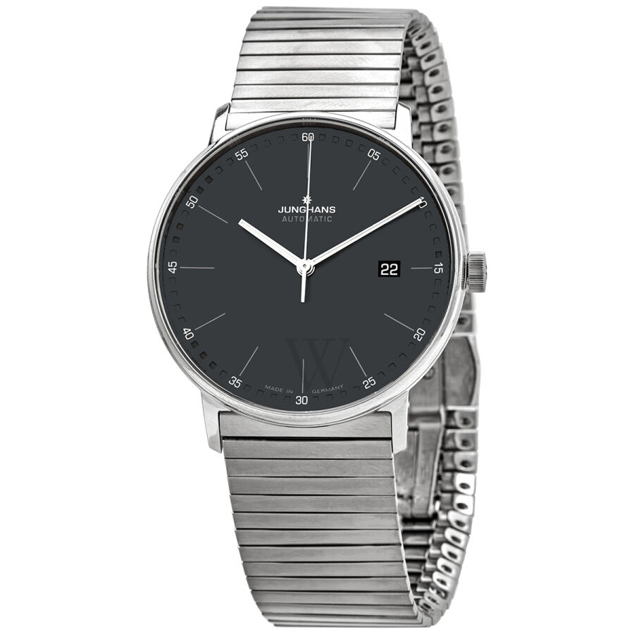 Unisex Form A Stainless Steel Anthricite Dial Watch