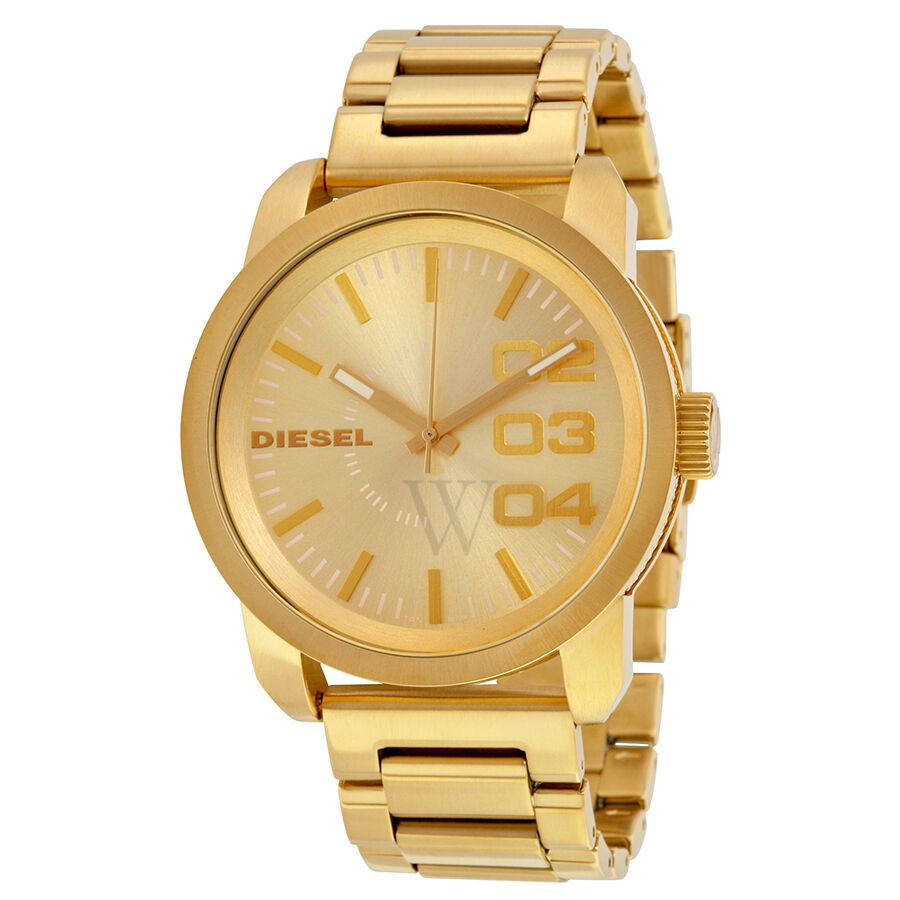 Unisex Franchise Stainless Steel Champagne Dial Watch