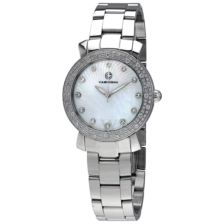 Women's Carmel Stainless Steel White Dial Watch