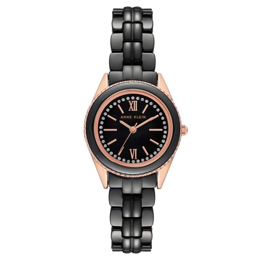 Women's Ceramic Black (Swarovski Crystal-set) Dial Watch