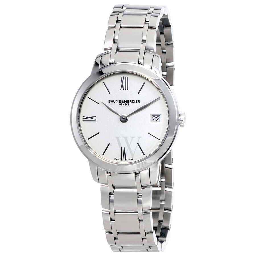 Women's Classima Stainless Steel White Dial Watch