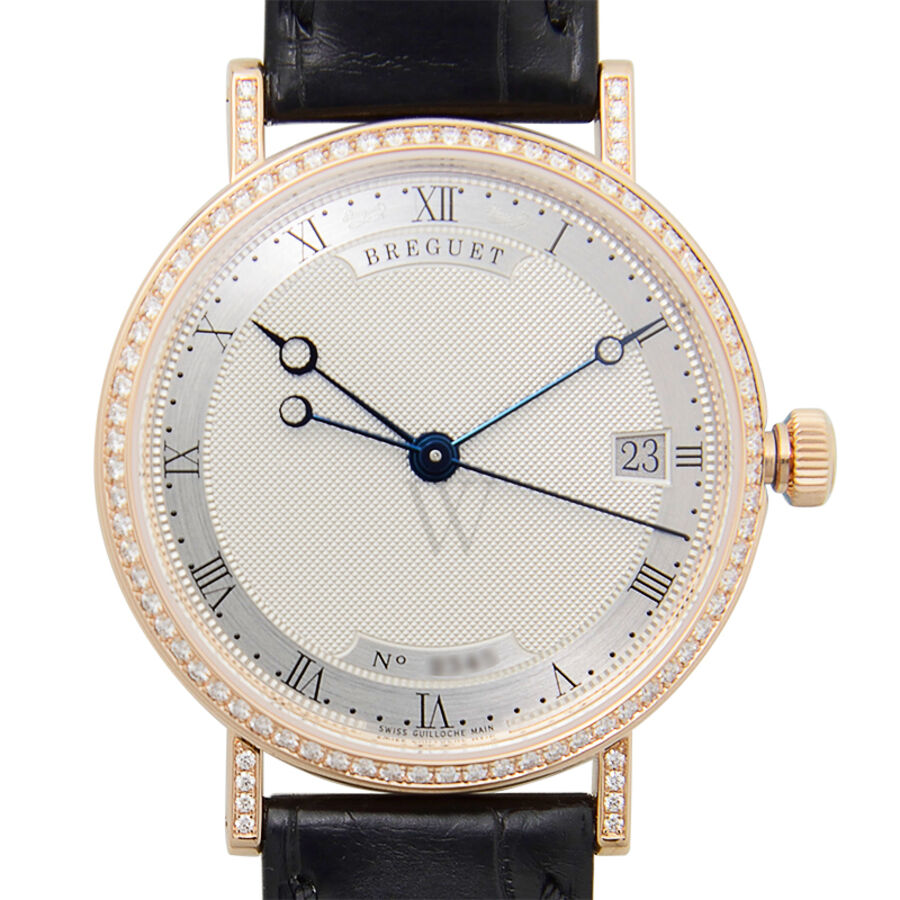 Women's Classique Leather Silver Dial Watch
