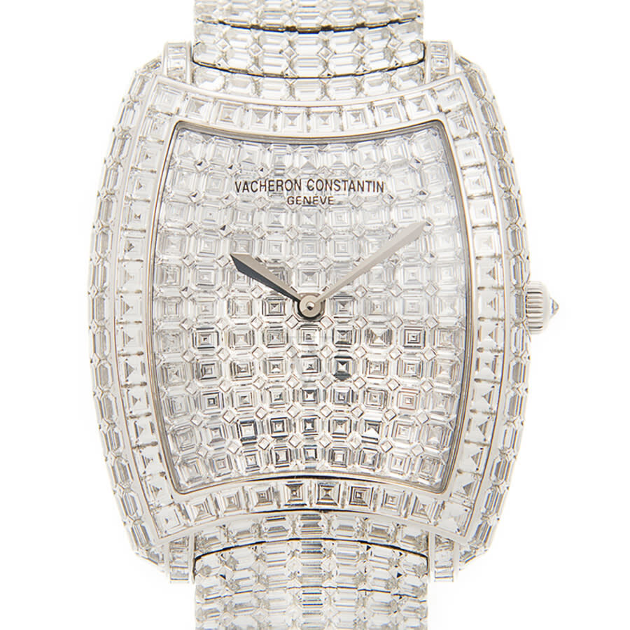 Women's Metiers d'Art 18K White Gold with Diamonds Diamond Dial Watch