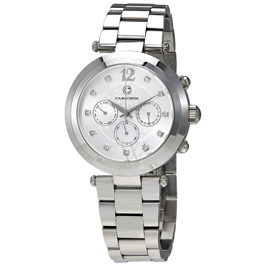 Women's Papillon Stainless Steel Silver Dial Watch