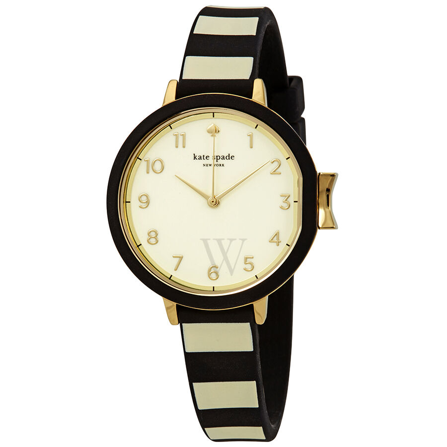 Women's Park Row Silicone Beige Dial Watch