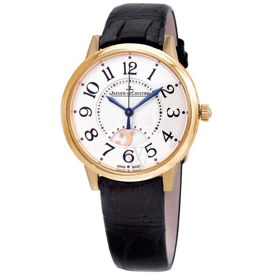 Women's Rendez-Vous Leather Silver Guilloche Dial Watch