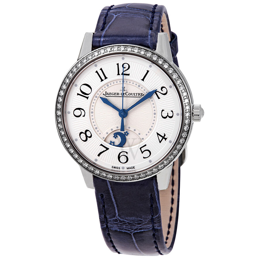 Women's Rendez-Vous Night & Day (Alligator) Leather Silver Dial Watch