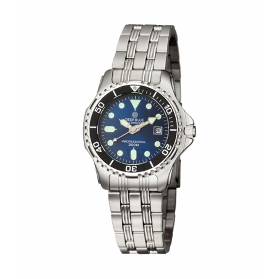 Women's Sea Princess Diver Stainless Steel Blue Dial Watch