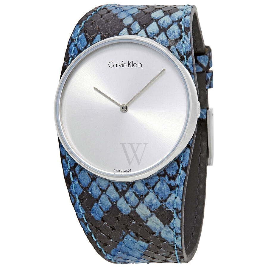Women's Spellbound Leather Silver Dial Watch
