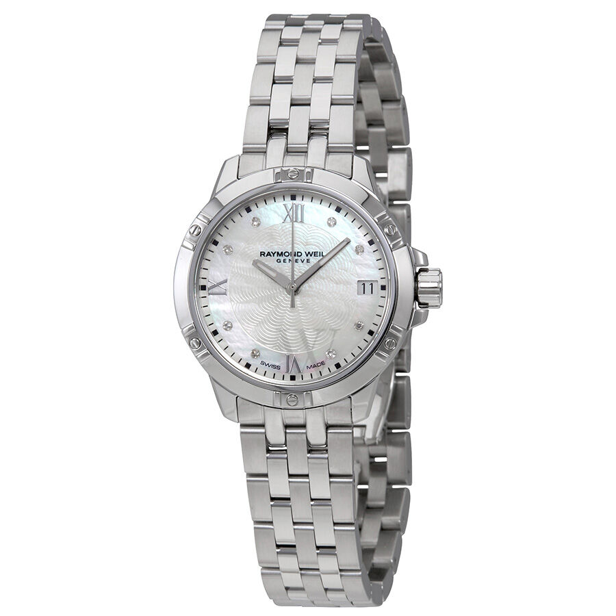 Women's Tango Stainless Steel White Mother of Pearl Dial Watch