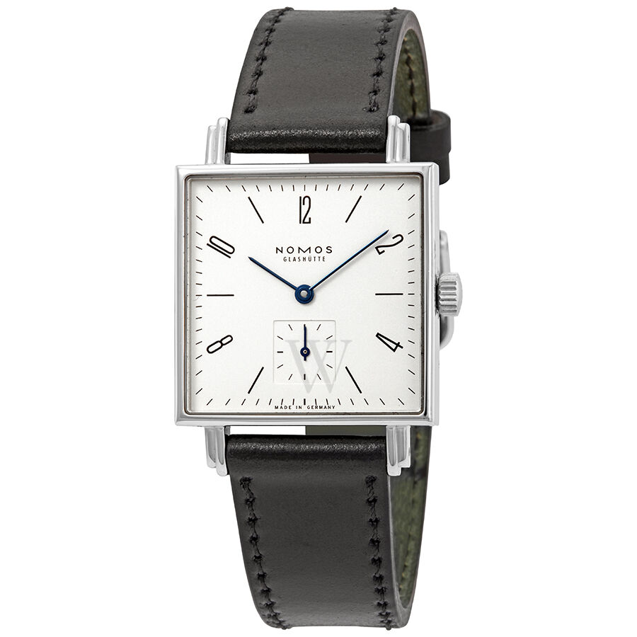 Women's Tetra Leather White Dial Watch