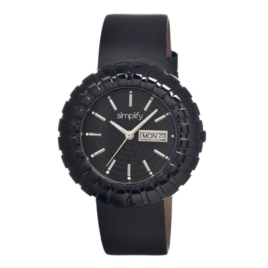 Women's The 2100 Leather Black Dial Watch