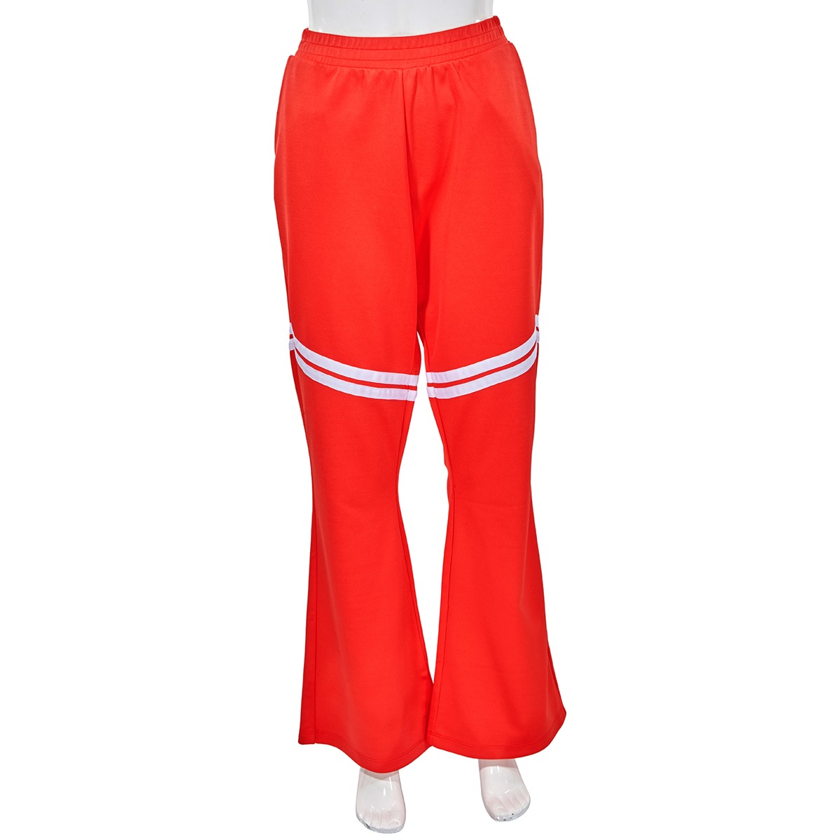 Filles A Papa Ladies Red Fleece Oversized Tracksuit Pants, Brand