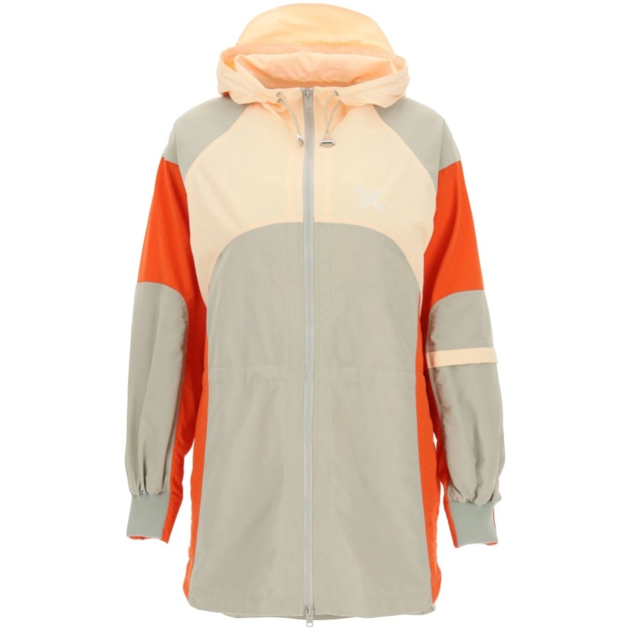 Kenzo Ladies Apricot Lightweight Monogram Padded Jacket, Size Medium, Women's, Orange