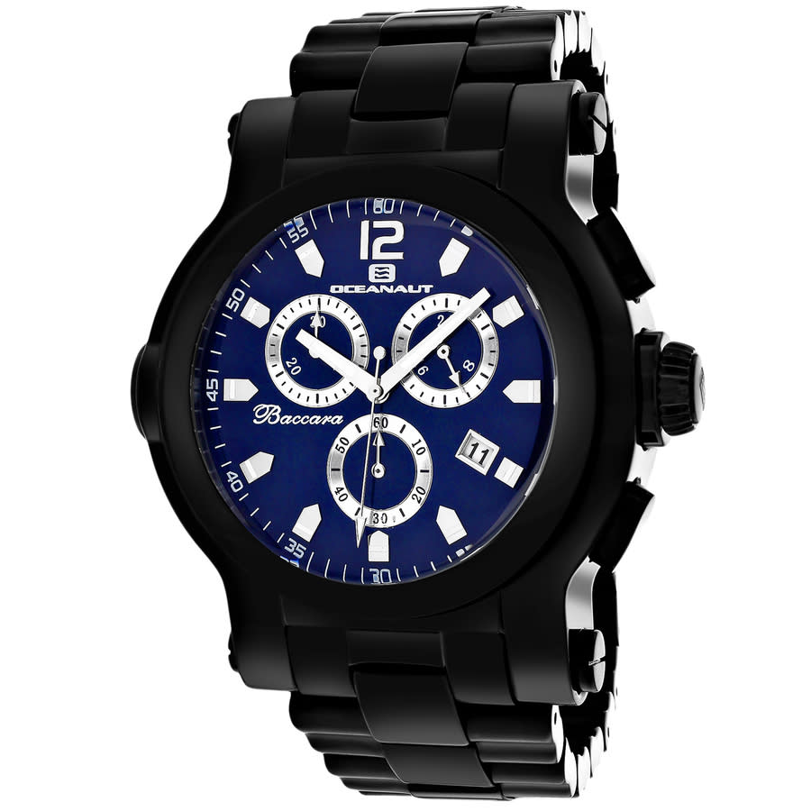 Men's Chandler Eco-Drive Chronograph Stainless Steel Blue Dial