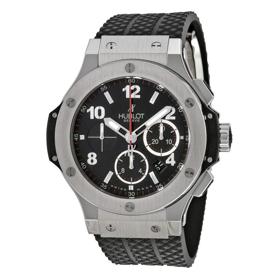 Men\'s Baby Chief Chronograph Silicone with a White Fabric Top Black Dial  Watch | World of Watches