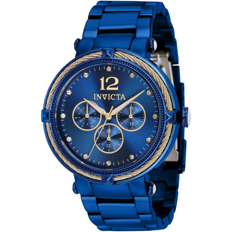 Men's Strato Chronograph Stainless Steel Blue Dial Watch | World of Watches